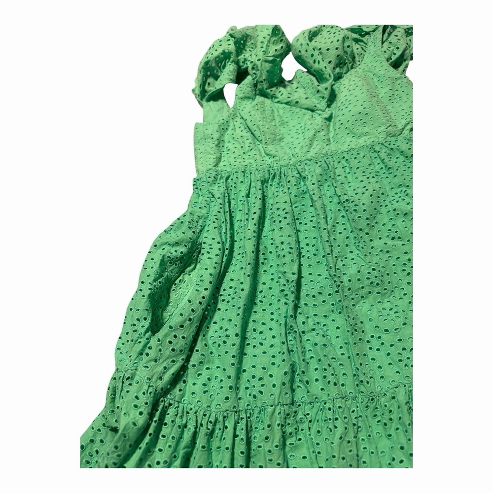 $238 Lilly Pulitzer ASTERIA DRESS Cabana Green Daisy Dreams EYELET 8 Dress - Picture 10 of 16